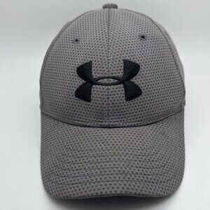 Under Armour Youth Cap Hat Stretch Band To Fit Most Gray